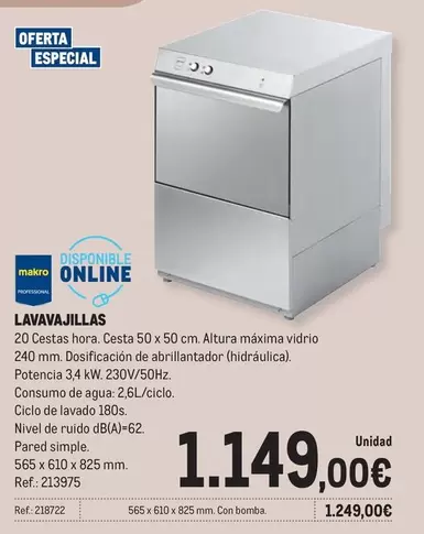 makro - Lavavajillas