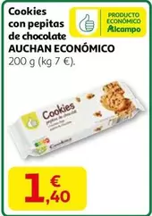 Auchan - Cookies Con Pepitas De Chocolate