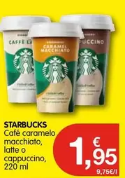 starbucks - Café Caramelo Macchiato, Latte O Cappuccino