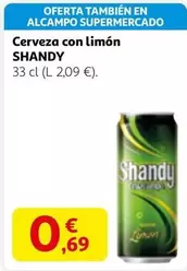 Shandy - Cerveza Con Limón