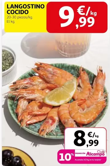 alcampo - Langostino Cocido