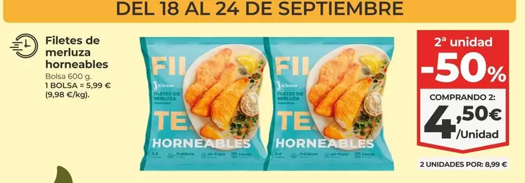 Filetes De Merluza Horneables