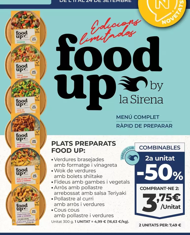 Food Up - Plats Preparats