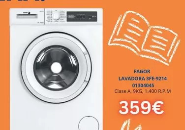 Fagor - Lavadora 3fe-9214