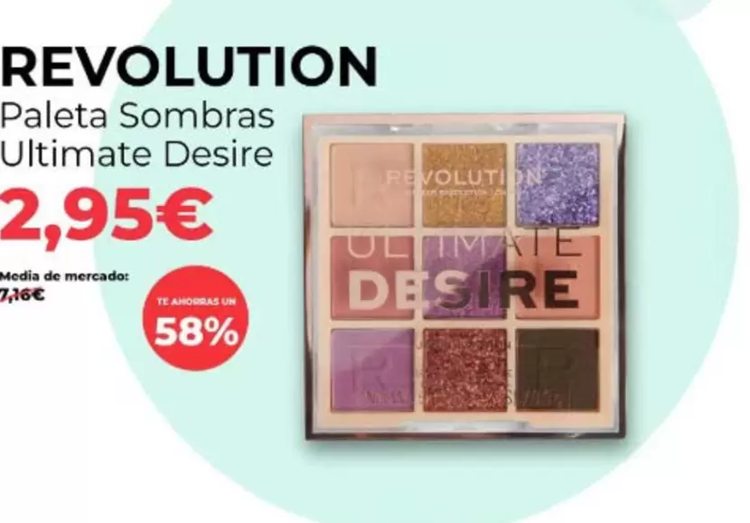 Revolution - Paleta Sombras Ultimate Desire