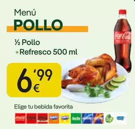 Menú Pollo + Refresco