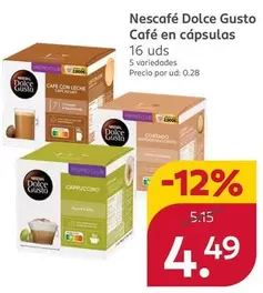 Nescafé - Dolce Gusto Cafe En Capsulas