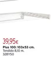 Plus -  100: 103x53 Cm. Tendido