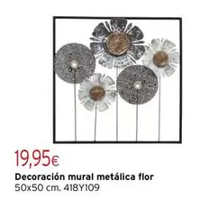Flor - Decoración Mural Metálica