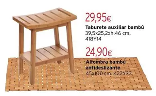 Taburete Auxiliar Bambu