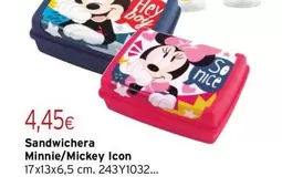 Sandwichera Minnie/Mickey Icon