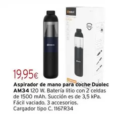 duolec - Aspirador De Mano Para Coche Am34