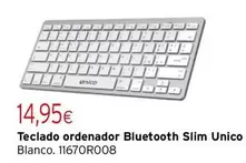 Blanco - Teclado Ordenador Slim Unico