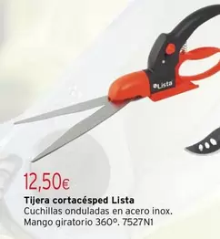 Lista - Tijera Cortacésped