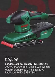Bosch - Lijadora Orbital Pss 200 Ac
