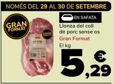 Llonza Del Coll De Porc Sense Os Gran Format