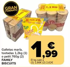 Family - Galletas Maria, Tostadas O Petit