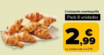 Croissants Mantequilla