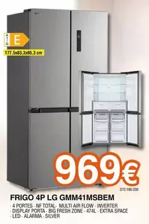 LG - Frigo 4p Gmm41msbem