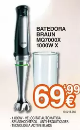 Braun - Batedora Mq7000x 1000w X