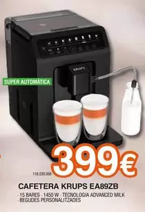 Krups - Cafetera EA89ZB