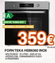 Teka - Forn HSB6360 Inox