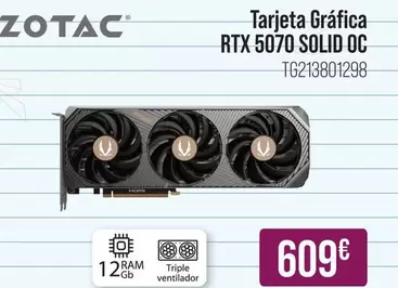 solid - Tarjeta Gráfica Rtx 5070 Solid Oc