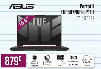 Asus - Portátil Tuf507nur-lp110 Pt14178091