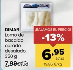 Dimar - Lomo De Bacalao Curado Desalado