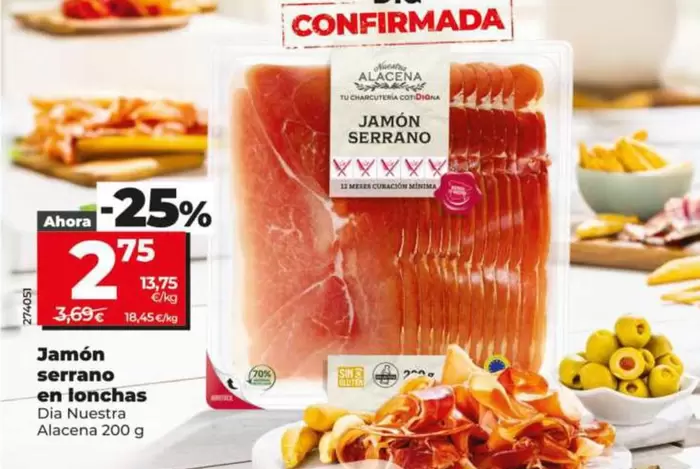 Dia Nuestra Alacena - Jamón Serrano En Lonchas