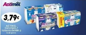 Danone - Actimel Naturales/ Sabores 6x100 G