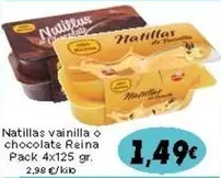 Reina - Natillas Vainilla O Chocolate