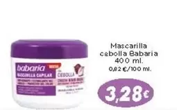 Babaria - Mascarilla Cebolla