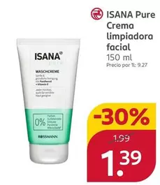 Isana - Pure Crema Limpiadora Facial