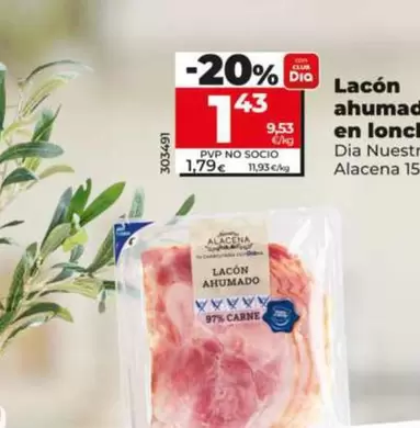 Dia Nuestra Alacena - Lacón Ahumado En Lonchas 
