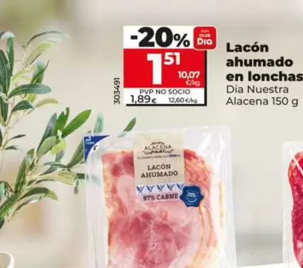 Dia Nuestra Alacena - Lacón Ahumado En Lonchas
