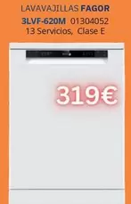 Fagor - lavavajillas3LVF-620M