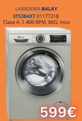 Balay - Lavadora 3ts384xt 01177318 Clase A