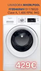 Philips - Lavadora Whirlpool Ffb9469wv0
