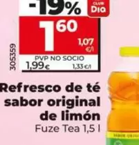 Fuze Tea - Refresco De Té Sabor Original De Limón