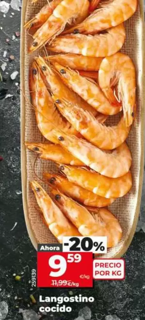 Langostino Cocido