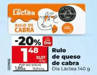 Dia Lactea - Rulo De Queso De Cabra