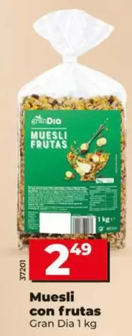 Gran Dia - Muesli Con Frutas