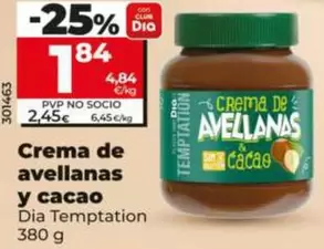 Dia Temptation - Crema De Avellanas Y Cacao 