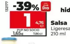 Ligeresa - Salsa Ligeresa 210 Ml