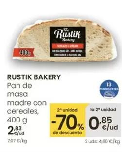 The Rustik Bakery - Pan De Masa Madre Con Cereales