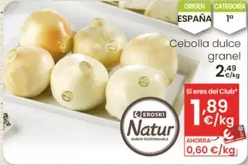 Cebolla Dulce Granel