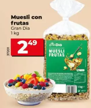 Gran Dia - Muesli Con Frutas