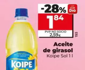 Koipe Sol - Aceite De Girasol 