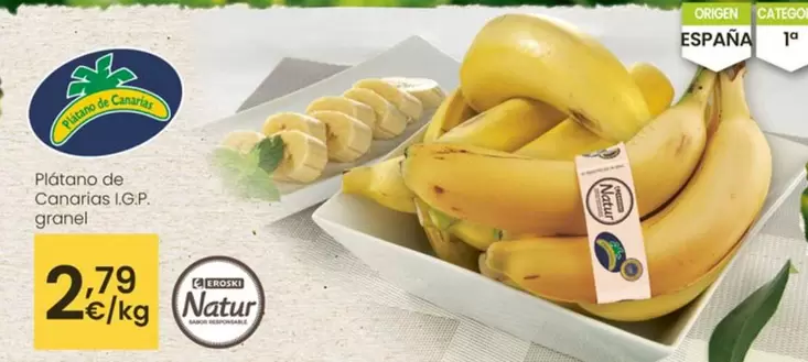 Eroski - Platano De Canarias I.G.P.